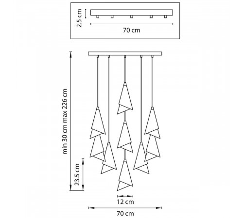 Подвесной светильник Lightstar CONE 757090