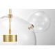 Подвесной светодиодный светильник Lumina Deco Neroni LDP 6016-3+1 GD