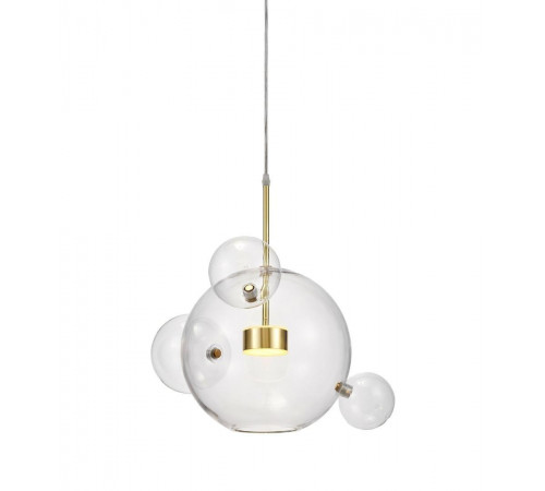 Подвесной светодиодный светильник Lumina Deco Neroni LDP 6016-3+1 GD Подвесной светодиодный светильник Lumina Deco Neroni LDP 6016-3+1 GD