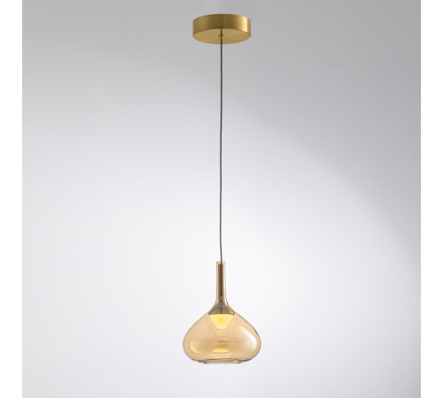 Подвесной светильник Delight Collection MD25001005-1A brass/amber Подвесной светильник Delight Collection MD25001005-1A brass/amber