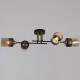 Потолочная люстра Reluce 48460-0.3-04 BK+COPPER
