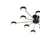 Потолочная люстра Escada Luminix 120008/10R Black/Gold ES0000096