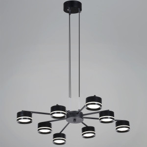 Потолочная люстра Reluce 19490-0.4-4+4 Black