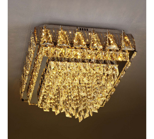 Потолочная люстра LED4U L9437-500-500 CR с УД Потолочная люстра LED4U L9437-500-500 CR с УД