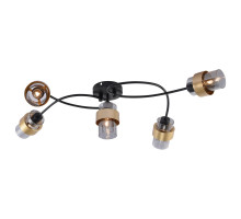 Потолочная люстра Escada Hurricane 1139/5P Black/Gold