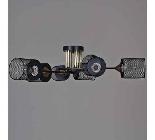 Потолочная люстра Reluce 38460-0.3-06 BK+COPPER