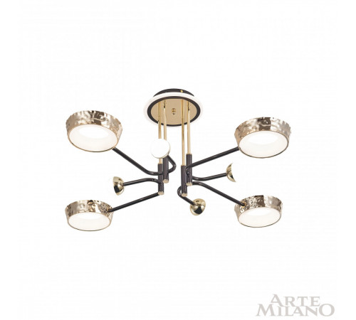 Потолочная люстра Arte Milano Ferrara 273210/8 BK/GD