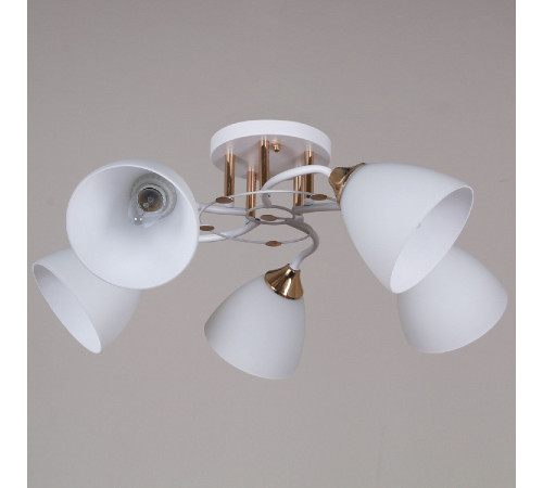 Потолочная люстра Reluce 06104-0.3-05 WH+FG Потолочная люстра Reluce 06104-0.3-05 WH+FG