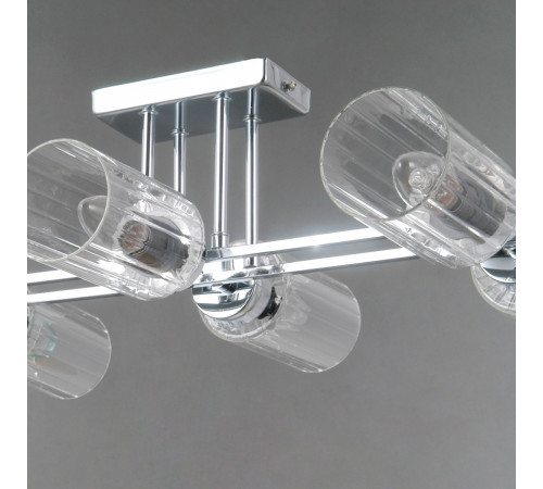Потолочная люстра Illumico IL0780-6CSQ-25 CR NAPLES Потолочная люстра Illumico IL0780-6CSQ-25 CR NAPLES