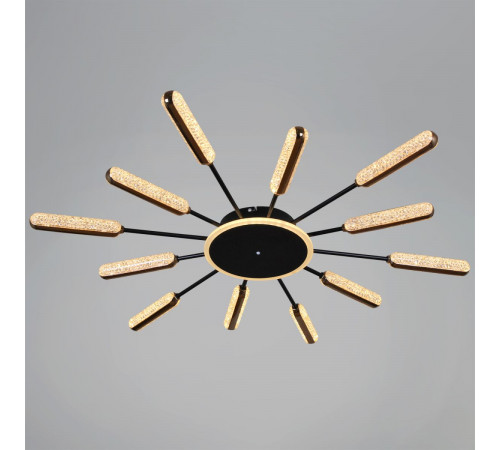 Потолочная люстра Reluce 08290-0.3-12 BK+GD