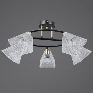Потолочная люстра Illumico IL0850-5CSQ-25BKAB ELITE