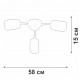 Потолочная люстра Vitaluce V2558-1/3PL