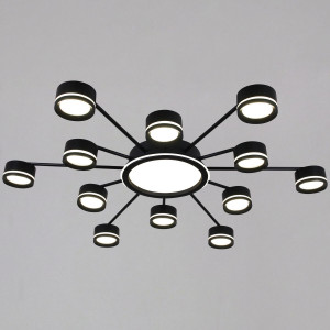 Потолочная люстра Reluce 20590-0.3-6+6+1 Black