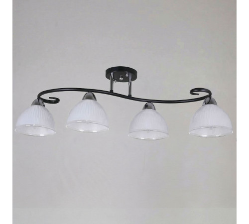 Потолочная люстра Reluce 66360-0.3-04 BK+CR