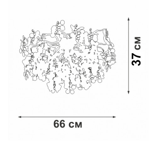 Потолочная люстра Vitaluce V2832-9/7PL
