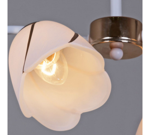 Потолочная люстра Reluce 35360-0.3-04 WH+FG Потолочная люстра Reluce 35360-0.3-04 WH+FG
