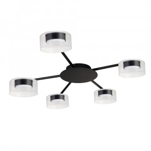 Потолочная люстра Arte Lamp Alius A8042PL-5BK