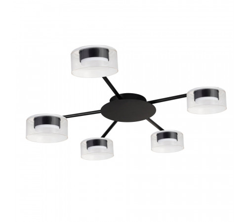Потолочная люстра Arte Lamp Alius A8042PL-5BK