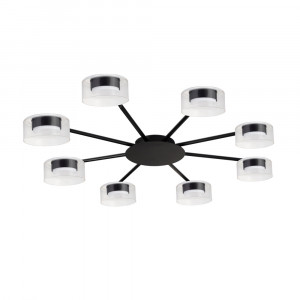 Потолочная люстра Arte Lamp Alius A8042PL-8BK