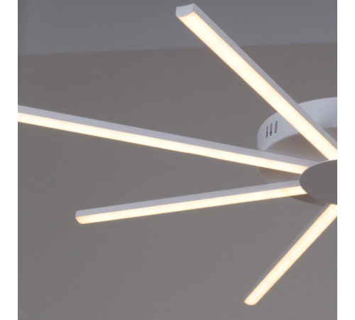 Потолочная люстра Reluce 06543-0.3-4+4 WH Потолочная люстра Reluce 06543-0.3-4+4 WH