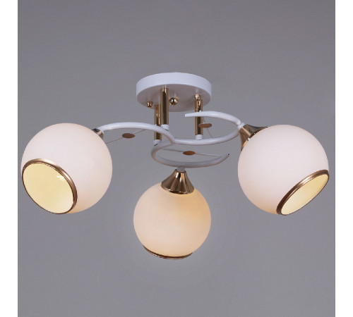 Потолочная люстра Reluce 06117-0.3-03 WH+FG Потолочная люстра Reluce 06117-0.3-03 WH+FG