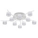 Потолочная люстра Escada Glowen 120011/10C White ES0000032L