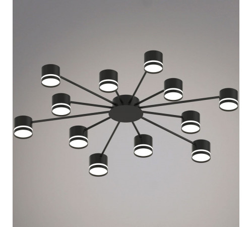 Потолочная люстра Reluce 06730-0.3-12 GX53 BK