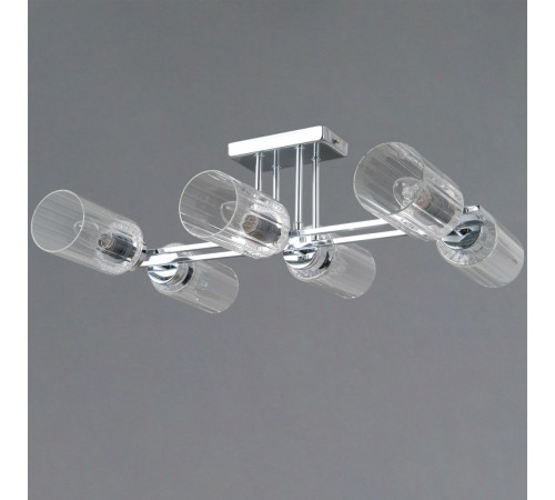Потолочная люстра Illumico IL0780-6CSQ-25 CR NAPLES Потолочная люстра Illumico IL0780-6CSQ-25 CR NAPLES