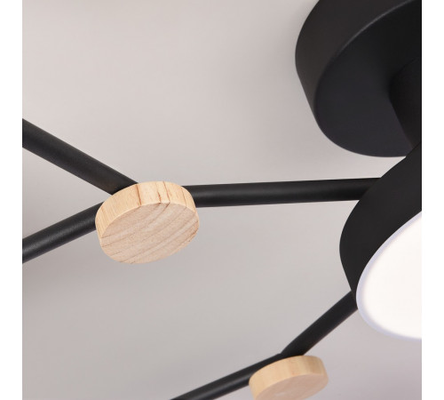 Потолочная люстра LED4U L3201-780 BK Потолочная люстра LED4U L3201-780 BK