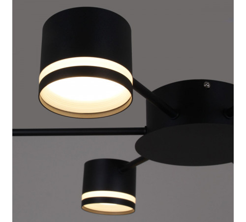 Потолочная люстра Reluce 06730-0.3-08 GX53 BK