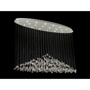 Потолочная люстра Newport 8230/140 С oval white clear М0071679