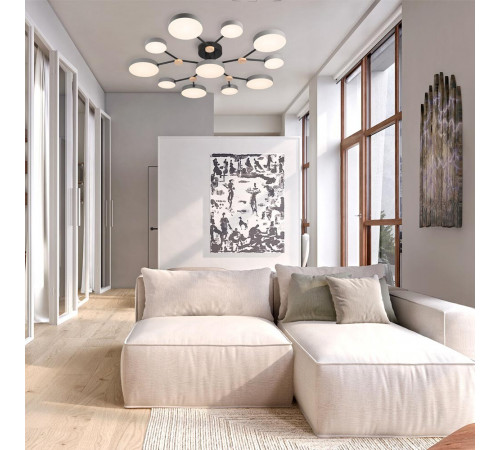 Потолочная люстра LED4U L3201-960 GR Потолочная люстра LED4U L3201-960 GR