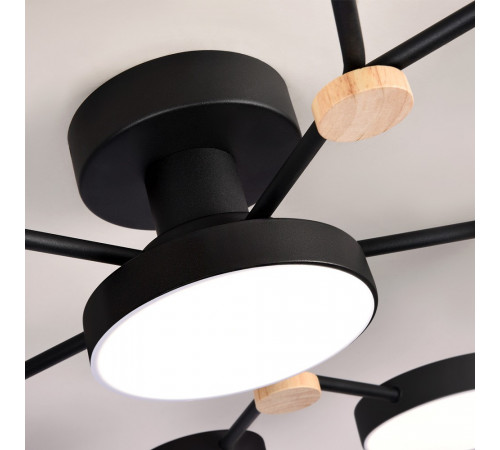 Потолочная люстра LED4U L3201-700 BK Потолочная люстра LED4U L3201-700 BK
