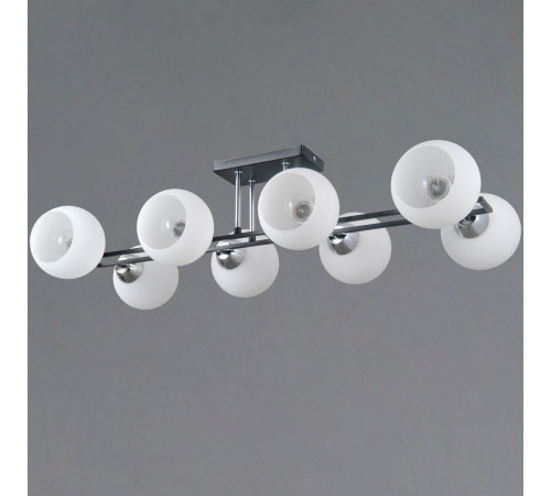 Потолочная люстра Illumico IL0791-8CSQ-25 BK CR TRENTO Потолочная люстра Illumico IL0791-8CSQ-25 BK CR TRENTO