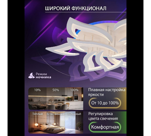 Потолочная люстра Natali Kovaltseva Olimp LED LAMPS 81435