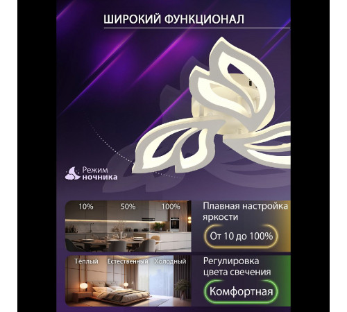 Потолочная люстра Natali Kovaltseva LED LAMPS 81426