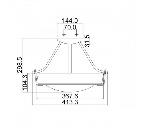 Потолочная люстра Elstead Lighting Hathaway HK-HATHAWAY-SFSB Потолочная люстра Elstead Lighting Hathaway HK-HATHAWAY-SFSB