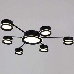 Потолочная люстра Reluce 20590-0.3-3+3+1 Black