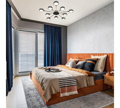 Потолочная люстра Escada Leda 10206/10LED BL Потолочная люстра Escada Leda 10206/10LED BL