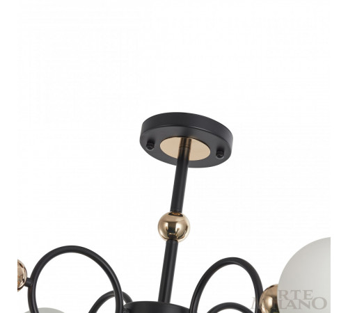 Потолочная люстра Arte Milano Neapolis 274307/8 BK/GD
