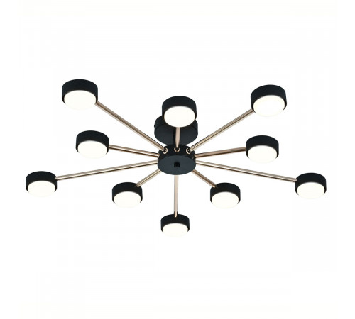 Потолочная люстра Escada Luminix 120008/10R Black/Gold ES0000096