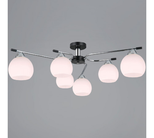 Потолочная люстра Illumico IL0638-6CSQ-24 CR BK LIBRA Потолочная люстра Illumico IL0638-6CSQ-24 CR BK LIBRA