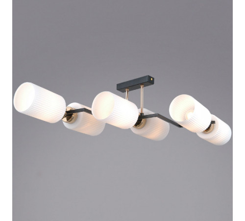 Потолочная люстра Illumico IL0809-6ASQ-25 BK AB NAPLES Потолочная люстра Illumico IL0809-6ASQ-25 BK AB NAPLES