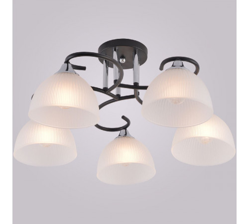 Потолочная люстра Reluce 01635-0.3-05 BK+CR