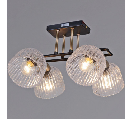 Потолочная люстра Illumico IL0794-4CSQ-25BKAB ELITE