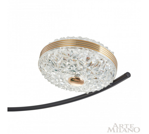 Потолочная люстра Arte Milano Ferrara 279169/4+4 BK/GD