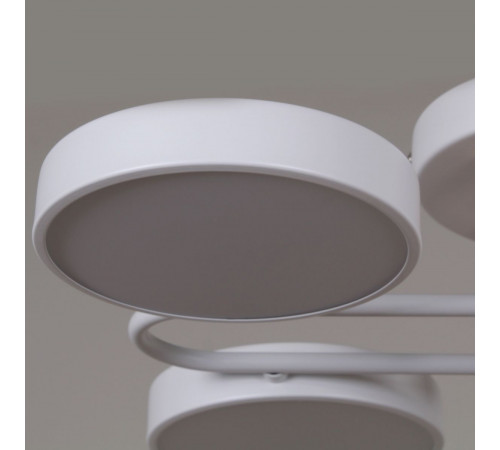 Потолочная люстра Reluce 03322-0.3-08 WH+WOOD Потолочная люстра Reluce 03322-0.3-08 WH+WOOD