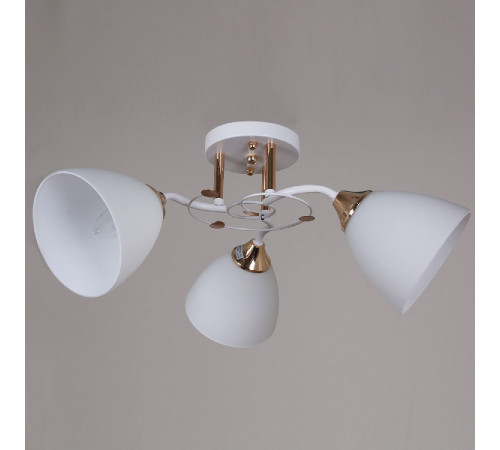 Потолочная люстра Reluce 06104-0.3-03 WH+FG Потолочная люстра Reluce 06104-0.3-03 WH+FG