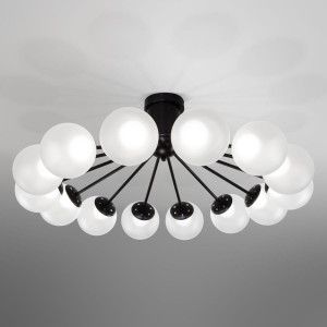 Потолочная люстра Eurosvet Vinter 201057 LED черный a072623