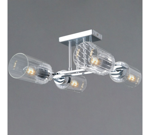 Потолочная люстра Illumico IL0780-4CSQ-25 CR NAPLES Потолочная люстра Illumico IL0780-4CSQ-25 CR NAPLES